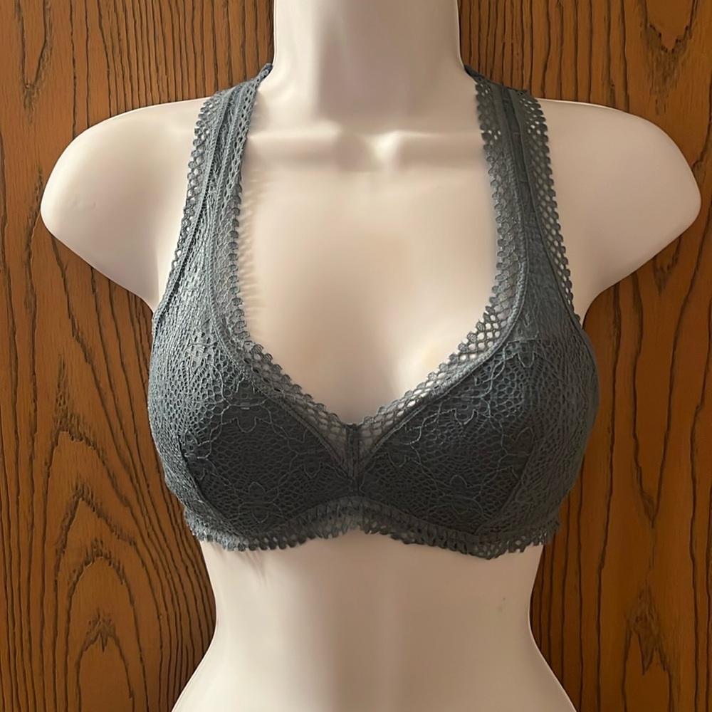 Victorias Secret Blue Lace Bralette